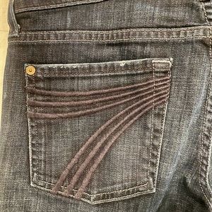 7 jeans size 27, dark blue